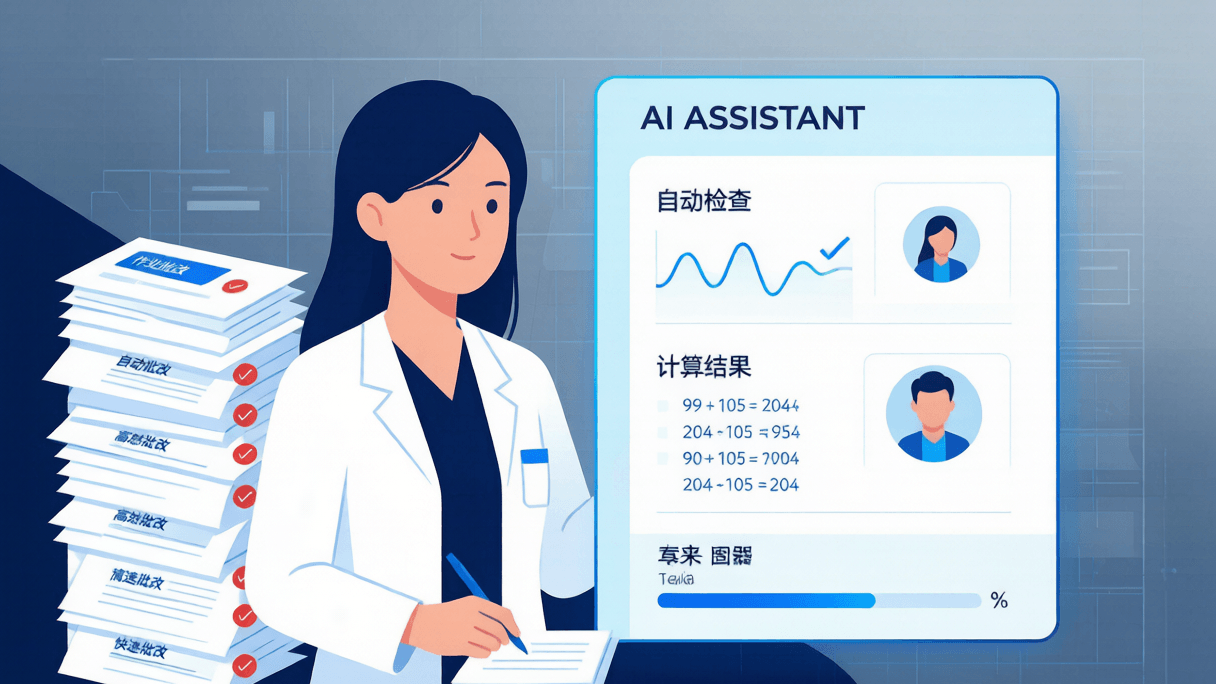 智能作业批改怎样真正进教研：机器处理重复劳动，教师保留专业判断